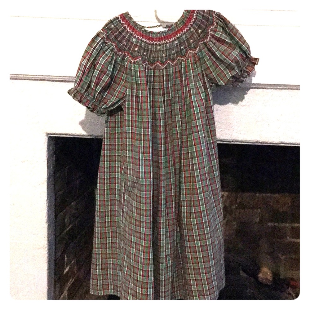 Christmas Smocked Dress
